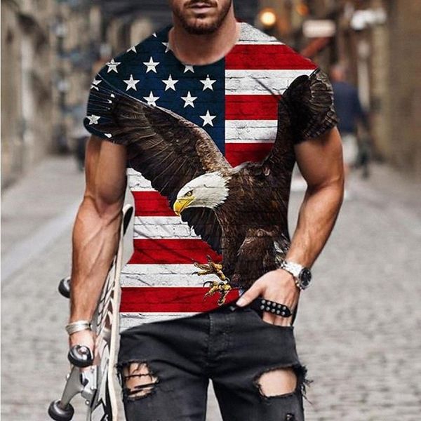 men's tee t shirt shirt 3d print graphic eagle american flag plus size crew neck casual daily short sleeve basic designer slim fit big, White;black
men's tee t shirt shirt 3d print graphic eagle american flag plus size crew neck casual daily short sleeve basic designer slim fit big, White;black