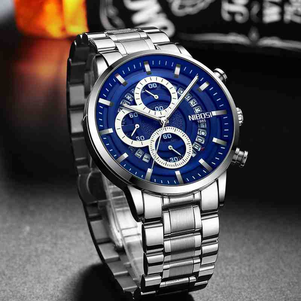 nibosi fashion mens watches luxury brand silver stainless steel 30m waterproof quartz watch men army luminous chronograph
nibosi fashion mens watches luxury brand silver stainless steel 30m waterproof quartz watch men army luminous chronograph