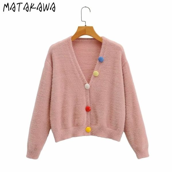 autumn wool knitted woman sweaters buckle vneck cardigans winter clothes for women 210506, White
autumn wool knitted woman sweaters buckle vneck cardigans winter clothes for women 210506, White