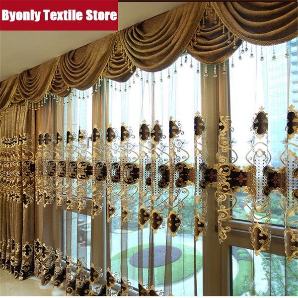 luxury embroidered curtain for living room curtain for bedroom european modern brown gold sheer tulle windows backdrop valance 220525
luxury embroidered curtain for living room curtain for bedroom european modern brown gold sheer tulle windows backdrop valance 220525