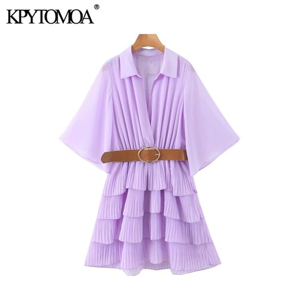 kpytomoa women chic fashion see through ruffled chiffon mini dress vintage elastic waist with belt lining female dresses lj200810, Black;gray
kpytomoa women chic fashion see through ruffled chiffon mini dress vintage elastic waist with belt lining female dresses lj200810, Black;gray