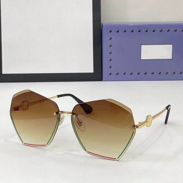 2022 women men sunglasses black gold thin metal frame hexagon light brown gradient colour lenses available with box, White;black
2022 women men sunglasses black gold thin metal frame hexagon light brown gradient colour lenses available with box, White;black