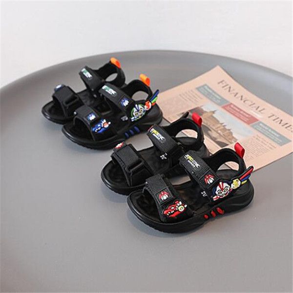 children's sandals 2022 summer new fashion little boys students cartoon sports sandal casual soft bottom boy beach shoes tide, Black;red
children's sandals 2022 summer new fashion little boys students cartoon sports sandal casual soft bottom boy beach shoes tide, Black;red