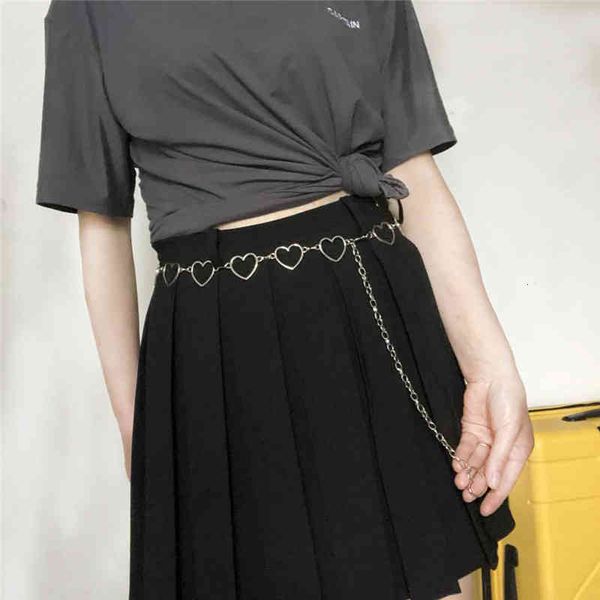 belts love metal waist chain women's fashion versatile belt decorative personalized harajuku style korean skirt dfvm, Black;brown
belts love metal waist chain women's fashion versatile belt decorative personalized harajuku style korean skirt dfvm, Black;brown