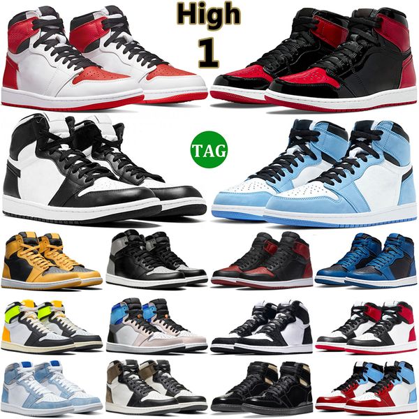 2022 1 high og 1s basketball shoes men patent bred rebellionaire heritage dark mocha university blue hyper royal mens women trainers outdoor, Black
2022 1 high og 1s basketball shoes men patent bred rebellionaire heritage dark mocha university blue hyper royal mens women trainers outdoor, Black
