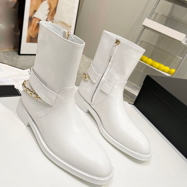 winter womens chunky heel ankle boots calfskin with chain zipper italian non-slip outsole woman casual shoes designer retro round toes socks, Black
winter womens chunky heel ankle boots calfskin with chain zipper italian non-slip outsole woman casual shoes designer retro round toes socks, Black