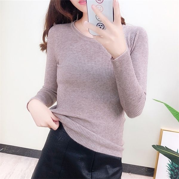 korean knitted sweaters women long sleeve white knit pullovers plus size casual woman basic xl 201221, White;black
korean knitted sweaters women long sleeve white knit pullovers plus size casual woman basic xl 201221, White;black