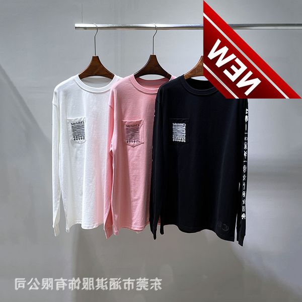chaopai ch spring autumn men's and women's same sanskrit cross print medium t-shirt round neck long sleeve, White;black
chaopai ch spring autumn men's and women's same sanskrit cross print medium t-shirt round neck long sleeve, White;black