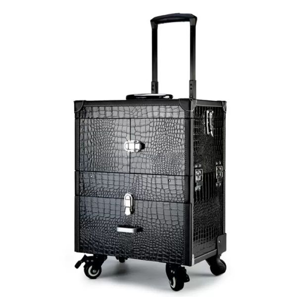 suitcases black crocodile rolling women luggage spinner leather wood trolley carry on cosmetic case
suitcases black crocodile rolling women luggage spinner leather wood trolley carry on cosmetic case