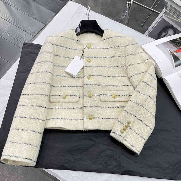 2022 ce family new product small fragrance stripe tweed short coat celebrity jacket blouse women, Black;brown
2022 ce family new product small fragrance stripe tweed short coat celebrity jacket blouse women, Black;brown