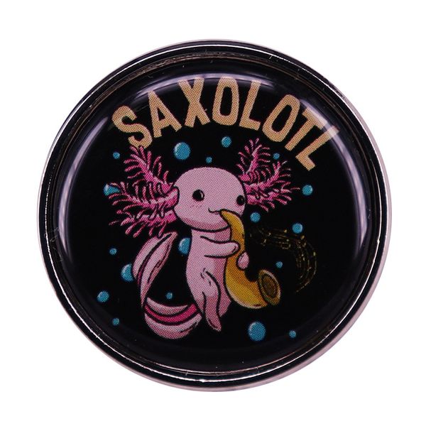cute saxolotl adorable axolotl playing sax pin brooch funny novelty badge for loves music & animals, Blue
cute saxolotl adorable axolotl playing sax pin brooch funny novelty badge for loves music & animals, Blue