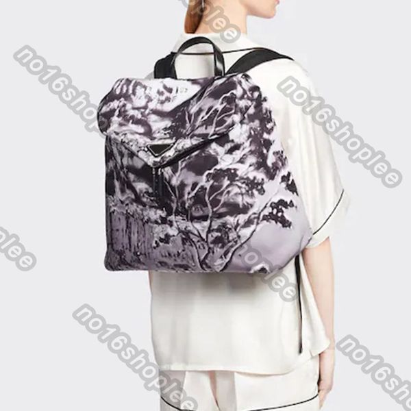 bag printed renylon recycled nylon backpack designer fashion men women big bags mens and womens wallets handbags purse