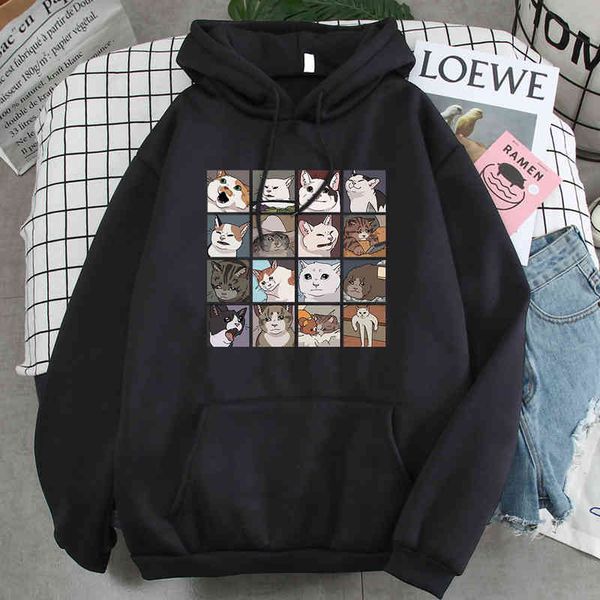 meme cats puzzle kawaii man hoody fleece harajuku loose men hoodie streetwear vintage warm graphic mens punk clothes long sleeve, Black
meme cats puzzle kawaii man hoody fleece harajuku loose men hoodie streetwear vintage warm graphic mens punk clothes long sleeve, Black