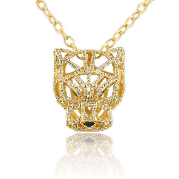 pendant necklaces fashion luxury classic tiger head green eyes copper zircon necklace european and american hip hop rock style gift, Silver
pendant necklaces fashion luxury classic tiger head green eyes copper zircon necklace european and american hip hop rock style gift, Silver