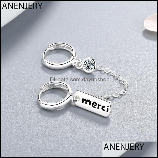 hoop hie sier color double ear hole letter "merci" earring for women zircon jewelry accessories gifts s dayupshop dhmye, Golden;silver
hoop hie sier color double ear hole letter "merci" earring for women zircon jewelry accessories gifts s dayupshop dhmye, Golden;silver