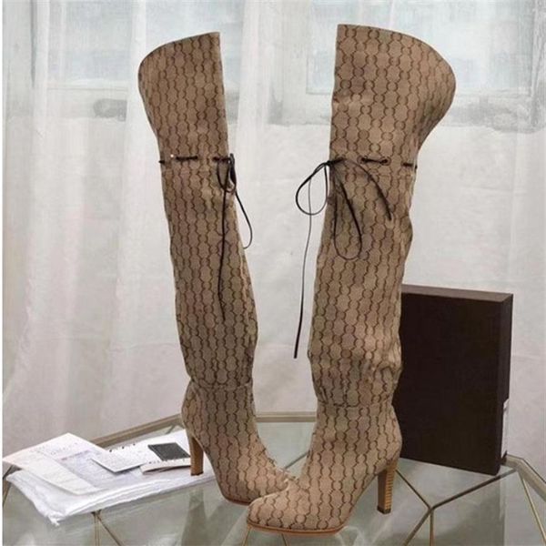 2022 luxury r boots 9cm high heels cowhide leather canvas shoes women 24 inches casual dress size 35-42 with box and ta204i, Black
2022 luxury r boots 9cm high heels cowhide leather canvas shoes women 24 inches casual dress size 35-42 with box and ta204i, Black