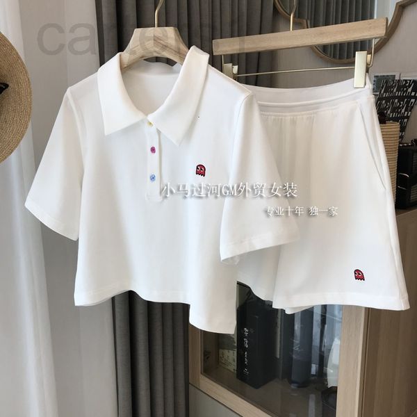 women's tracksuits designer 2022 summer embroidered jellyfish polo short loose sleeve t-shirt women + fashion casual s two-piece set u4, Gray
women's tracksuits designer 2022 summer embroidered jellyfish polo short loose sleeve t-shirt women + fashion casual s two-piece set u4, Gray