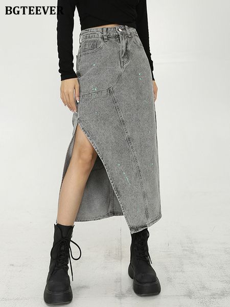 chic side split package hip long skirts for women high waist slim female denim skirts 2022, Black
chic side split package hip long skirts for women high waist slim female denim skirts 2022, Black