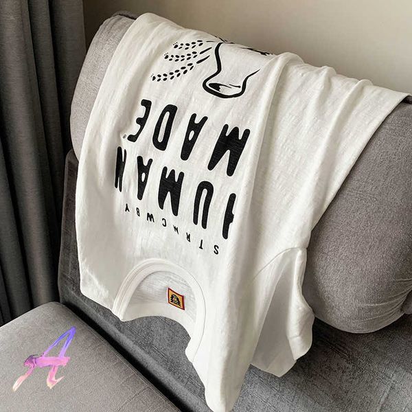 22ss human made oversized t shirt sake print slub cotton white short sleeves tee, White;black
22ss human made oversized t shirt sake print slub cotton white short sleeves tee, White;black