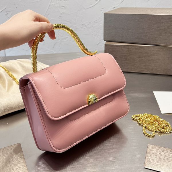 chains shoulder bags snake head cross body bags organ handbag serpentine handle genuine leather plain letter hasp hardware detachable chain
chains shoulder bags snake head cross body bags organ handbag serpentine handle genuine leather plain letter hasp hardware detachable chain