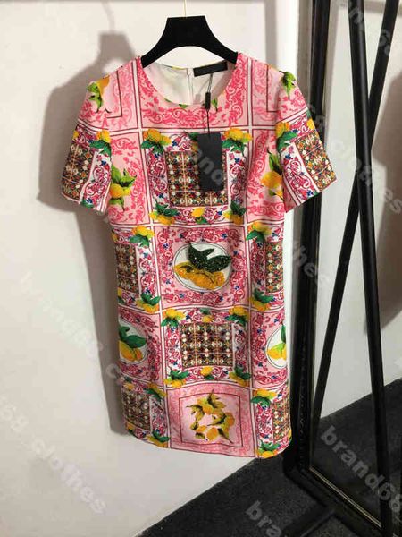 designer women short sleeve printed dress shirt high end round neck zip slim dresses lemon skirt 5a logo d..g brand womens clothes album, Black;gray
designer women short sleeve printed dress shirt high end round neck zip slim dresses lemon skirt 5a logo d..g brand womens clothes album, Black;gray