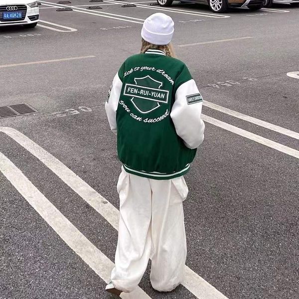 men's hoodies & sweatshirts designer spring and autumn baseball jacket women's fashion brand ins letter printed thin green couple, Black
men's hoodies & sweatshirts designer spring and autumn baseball jacket women's fashion brand ins letter printed thin green couple, Black