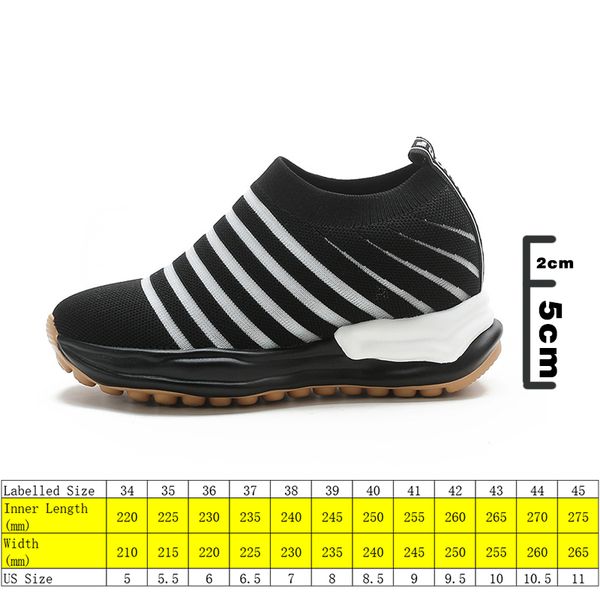 7cm platform wedge sneakers air mesh breathable womebn summer shoes chunky sneakers slip on slipony slipon sneakers spring, Black;yellow
7cm platform wedge sneakers air mesh breathable womebn summer shoes chunky sneakers slip on slipony slipon sneakers spring, Black;yellow