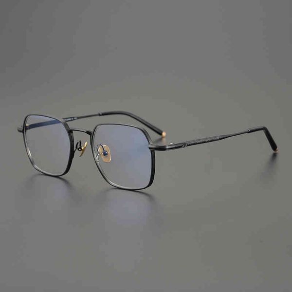 handmade pure titanium glasses show thin and high texture hawksbill gun color ultra light myopia glasses frame full frame, White;black
handmade pure titanium glasses show thin and high texture hawksbill gun color ultra light myopia glasses frame full frame, White;black
