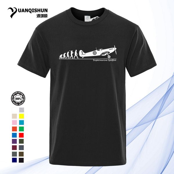 yuanqishun human evolution aircraft tee ww2 supermarine spitfire t shirt unique designer fashion cotton summer o neck sunlight cool shirt 14, White;black
yuanqishun human evolution aircraft tee ww2 supermarine spitfire t shirt unique designer fashion cotton summer o neck sunlight cool shirt 14, White;black