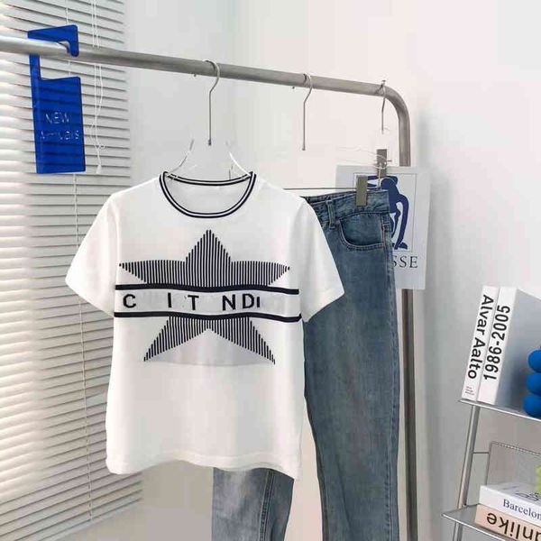 summer new jacquard cotton commuter loose pullover round neck short sleeve women's t-shirt, White
summer new jacquard cotton commuter loose pullover round neck short sleeve women's t-shirt, White