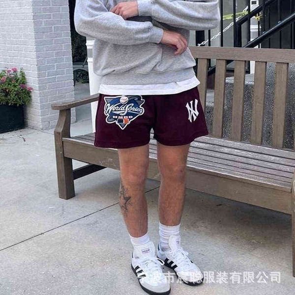 s american yn fashion brand shorts men's and women's major league baseball series casual loose quick dry three-point shorts, White;black
s american yn fashion brand shorts men's and women's major league baseball series casual loose quick dry three-point shorts, White;black