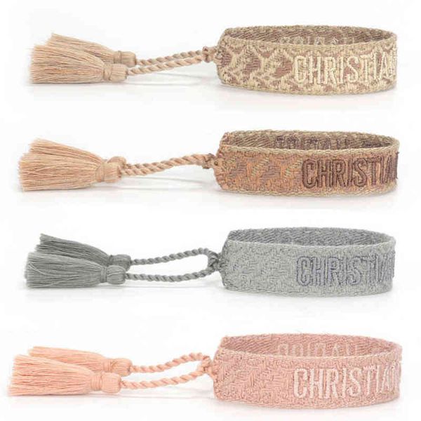brand classic fashion bangles bracelets luxury women men handmade signature embroidered woven tassel adjustable bracelet jewelry friendship, Black
brand classic fashion bangles bracelets luxury women men handmade signature embroidered woven tassel adjustable bracelet jewelry friendship, Black