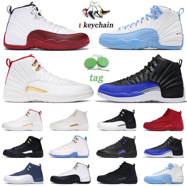 men basketball shoes 12 12s sneakers hyper royal cherry black taxi gamma blue ovo white reverse flu game utility sports trainers size 40-47
men basketball shoes 12 12s sneakers hyper royal cherry black taxi gamma blue ovo white reverse flu game utility sports trainers size 40-47