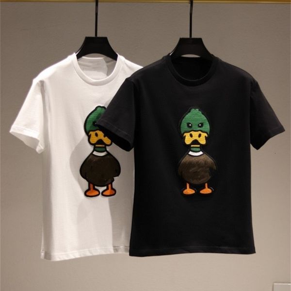 women's t-shirt 2022 early spring new duckling embroidered letters casual loose t-shirt short sleeved couple gms6, White
women's t-shirt 2022 early spring new duckling embroidered letters casual loose t-shirt short sleeved couple gms6, White