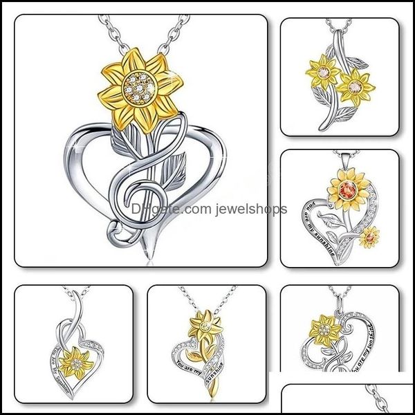 pendant necklaces pendants jewelry creative heart shaped inlaid crystal sunflower women wedding engagement necklace party accessories drop, Silver
pendant necklaces pendants jewelry creative heart shaped inlaid crystal sunflower women wedding engagement necklace party accessories drop, Silver
