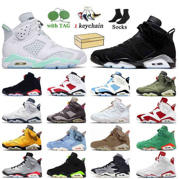 2022 mint metallic silver 6s outdoor shoes jumpman 6 unc home carmine red oreo bordeaux cactus jack british khaki black infrared