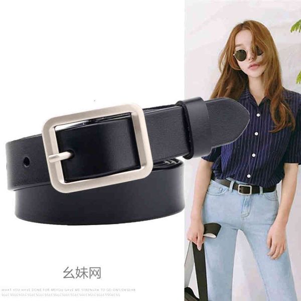 belts jeans belt women's simple and versatile trouser belt korean fashion square buckle leather universal student in5e, Black;brown
belts jeans belt women's simple and versatile trouser belt korean fashion square buckle leather universal student in5e, Black;brown