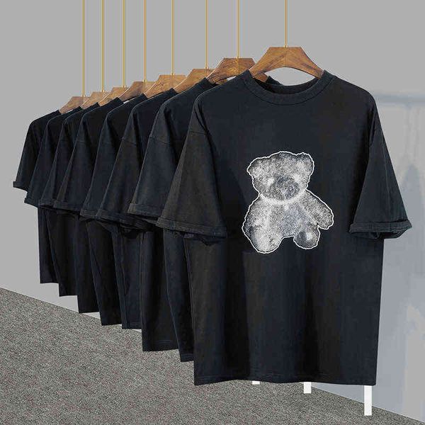 brand designer men's women's t-shirt lanbos we11done reflective bear short sleeve men's women's weldone couple loose fas, White
brand designer men's women's t-shirt lanbos we11done reflective bear short sleeve men's women's weldone couple loose fas, White