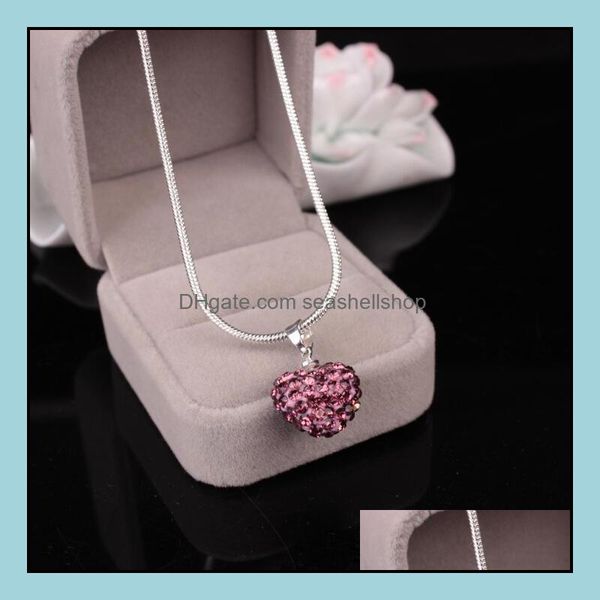 pendant necklaces pendants jewelry korean crystal heart shape necklace sier plated chains rhinestone disco bead charm for women fash5217863, Silver
pendant necklaces pendants jewelry korean crystal heart shape necklace sier plated chains rhinestone disco bead charm for women fash5217863, Silver
