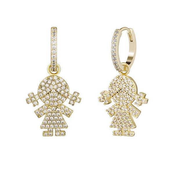 hip hop 1pair bling iced out cubic zircon little girl dangle earring rock for men women jewelry, Silver
hip hop 1pair bling iced out cubic zircon little girl dangle earring rock for men women jewelry, Silver