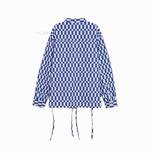 plaid open blue stitch shirt summer long sleeve patch pocket japanese style streetwear, White;black
plaid open blue stitch shirt summer long sleeve patch pocket japanese style streetwear, White;black