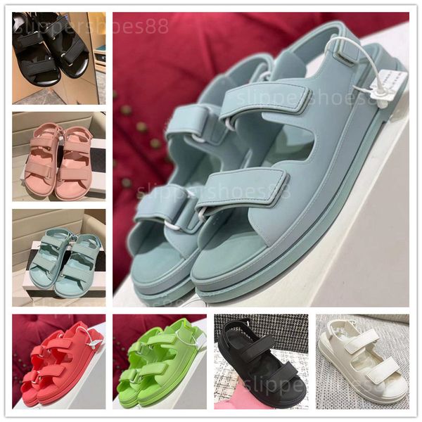 designer sandals woman slide slippers flat womens slides sport dad rubbler jelly velcro casual sandal macaroon color strap summer beach slip, Black
designer sandals woman slide slippers flat womens slides sport dad rubbler jelly velcro casual sandal macaroon color strap summer beach slip, Black