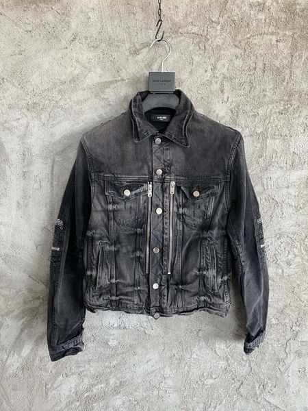 spring 2022 r men's denim jacket ~ american size jacket ~ fashion trend men's beautiful print jacket, Black;brown
spring 2022 r men's denim jacket ~ american size jacket ~ fashion trend men's beautiful print jacket, Black;brown