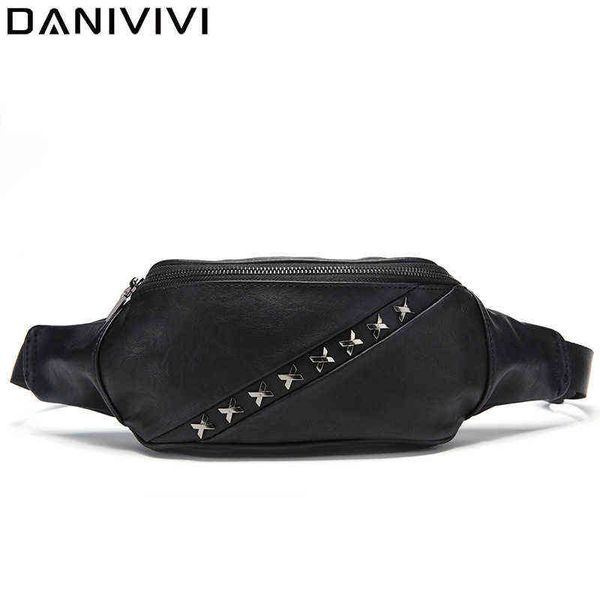 pu leather mens hip bag rivet design fanny pack male waist for mobile phone travel shoulder chest suits for 2022 220610
pu leather mens hip bag rivet design fanny pack male waist for mobile phone travel shoulder chest suits for 2022 220610