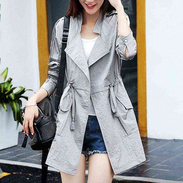 women's trench coats coat fashion long-sleeved solid color 2021 autumn mid-length lace-up windbreaker stand-up collar slim sunscreen cl, Tan;black
women's trench coats coat fashion long-sleeved solid color 2021 autumn mid-length lace-up windbreaker stand-up collar slim sunscreen cl, Tan;black
