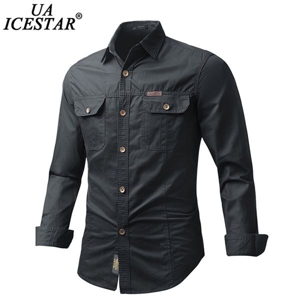 uaicestar brand 100% cotton slim men shirts spring single breasted cargo shirts men autumn fashion casual men's shirts 220401, White;black
uaicestar brand 100% cotton slim men shirts spring single breasted cargo shirts men autumn fashion casual men's shirts 220401, White;black