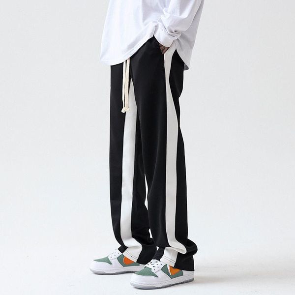 men's pants 2022 men's loose splicing striped printing casual hip hop fashion trend trousers elastic waist joggers sweatpants m-2x, Black
men's pants 2022 men's loose splicing striped printing casual hip hop fashion trend trousers elastic waist joggers sweatpants m-2x, Black