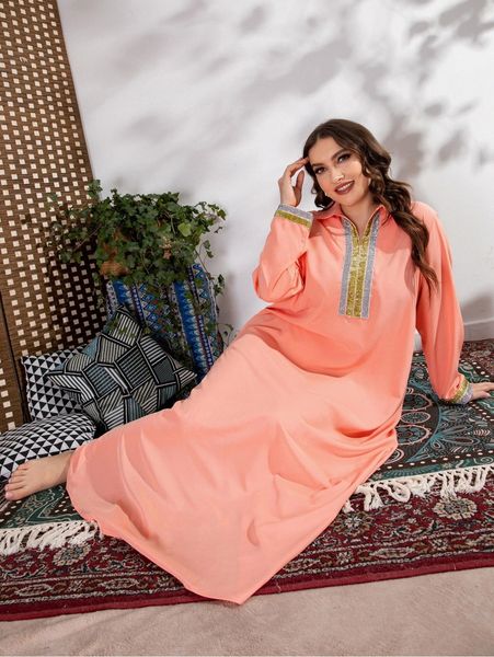 plus contrast glitter tape tunic dress a66e#, Black 
plus contrast glitter tape tunic dress a66e#, Black