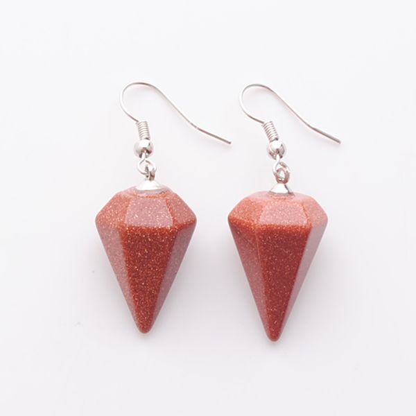 new arrivals hook drop dangle earrings pyramid natural golden sand beads stone earring women fashion jewelry dr3252, Silver
new arrivals hook drop dangle earrings pyramid natural golden sand beads stone earring women fashion jewelry dr3252, Silver