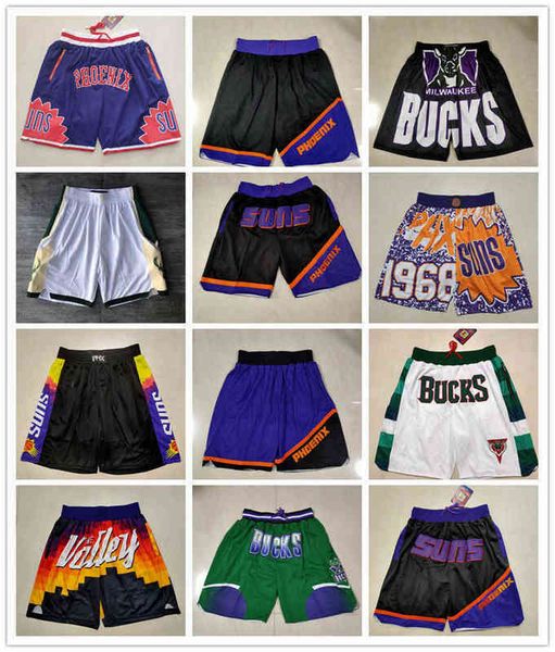 phoenix''suns''men milwaukee''bucks''men throwback basketball shorts pocketswzc, White;black
phoenix''suns''men milwaukee''bucks''men throwback basketball shorts pocketswzc, White;black